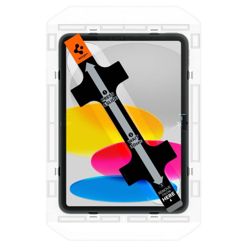 Spigen Glas.TR „EZ Fit” закалено стъкло за iPad 10.9” (10/2022) и iPad 11” (11/2025) – прозрачно - Spigen Glas.TR „EZ Fit” закалено стъкло за iPad 10.9” (10/2022) и iPad 11” (11/2025) – прозрачно - 8809811869729-AGL05554