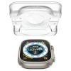 Spigen Glas.TR „EZ Fit“ закалено стъкло за Apple Watch Ultra 1/2/3 (49 мм) – 2 броя, прозрачно - Spigen Glas.TR „EZ Fit“ закалено стъкло за Apple Watch Ultra 1/2/3 (49 мм) – 2 броя, прозрачно - 8809811869736-AGL05556
