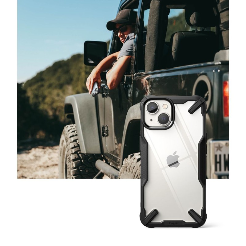 Ringke Fusion X Case за iPhone 14 Plus / 15 Plus (черно) - Ringke Fusion X Case за iPhone 14 Plus / 15 Plus (черно) - 8809881263410