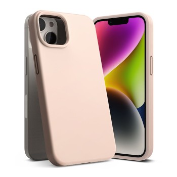 Ringke Silicone кейс за iPhone 14 Plus / 15 Plus Pink Sand