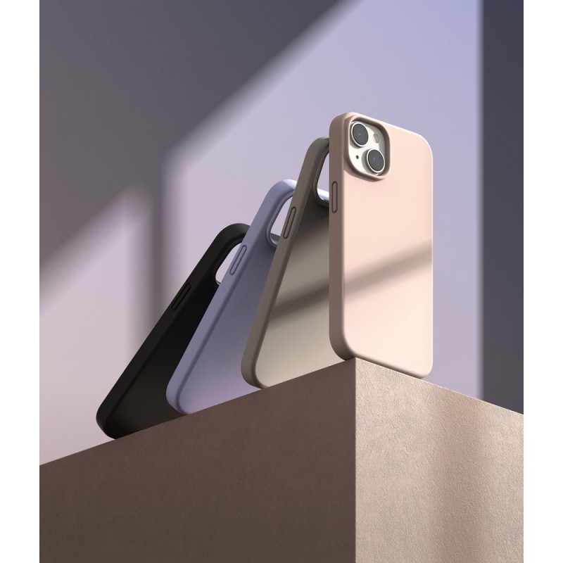 Ringke Silicone кейс за iPhone 14 Plus / 15 Plus Pink Sand - 8809881263687
