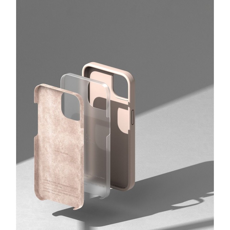 Ringke Silicone кейс за iPhone 14 Plus / 15 Plus Pink Sand - 8809881263687