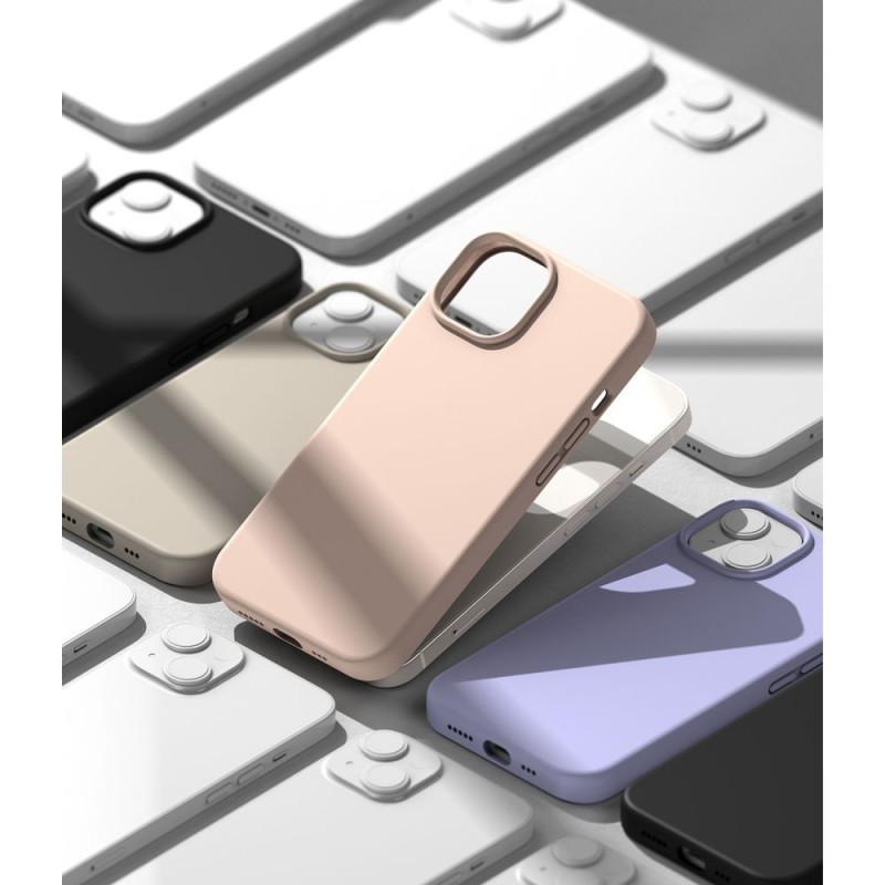 Ringke Silicone кейс за iPhone 14 Plus / 15 Plus Pink Sand - 8809881263687