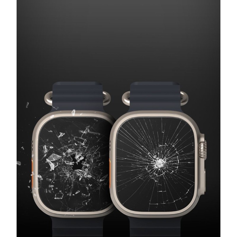 Ringke ID FC Glass закалено стъкло за Apple Watch Ultra 1/2/3 (49 мм) – комплект 4 броя, прозрачно (SKU: 8809881268378) - Ringke ID FC Glass закалено стъкло за Apple Watch Ultra 1/2/3 (49 мм) – комплект 4 броя, прозрачно (SKU: 8809881268378) - 8809881268378