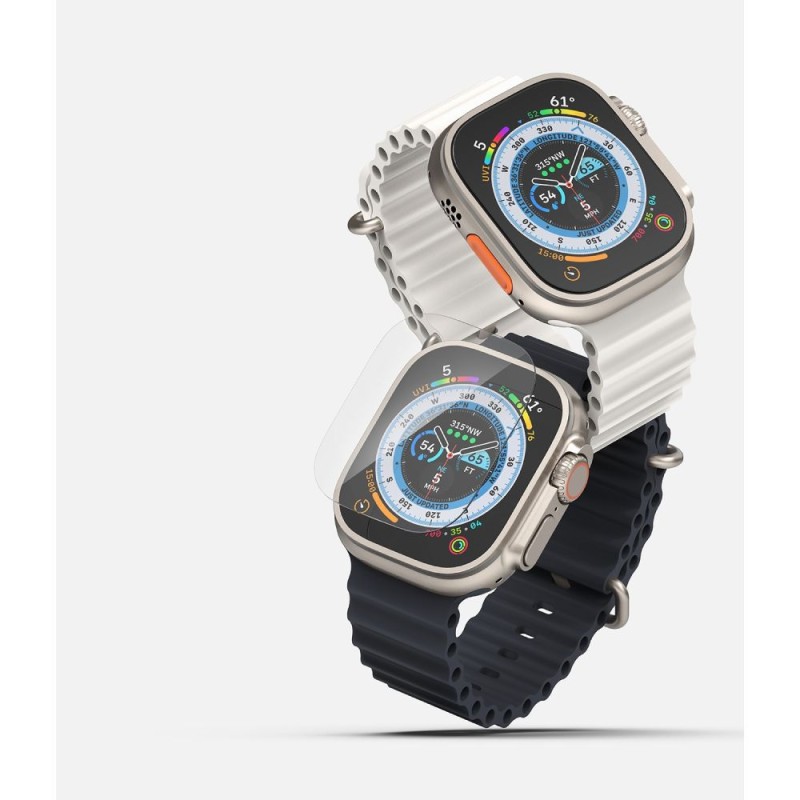 Ringke ID FC Glass закалено стъкло за Apple Watch Ultra 1/2/3 (49 мм) – комплект 4 броя, прозрачно (SKU: 8809881268378) - Ringke ID FC Glass закалено стъкло за Apple Watch Ultra 1/2/3 (49 мм) – комплект 4 броя, прозрачно (SKU: 8809881268378) - 8809881268378