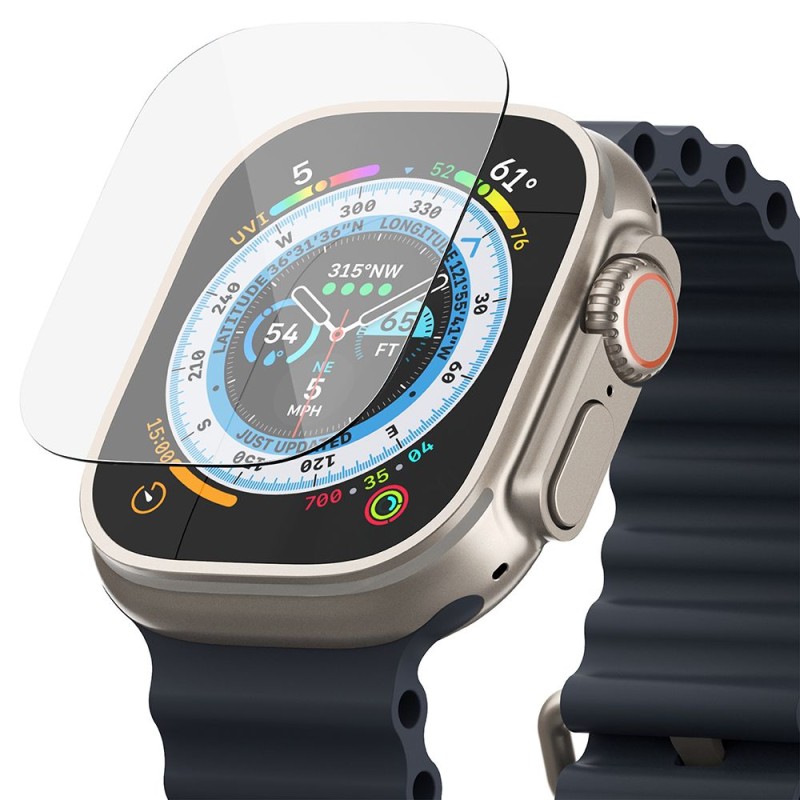 Ringke ID FC Glass закалено стъкло за Apple Watch Ultra 1/2/3 (49 мм) – комплект 4 броя, прозрачно (SKU: 8809881268378) - Ringke ID FC Glass закалено стъкло за Apple Watch Ultra 1/2/3 (49 мм) – комплект 4 броя, прозрачно (SKU: 8809881268378) - 8809881268378