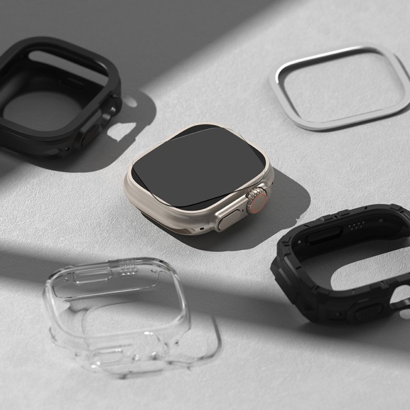 Ringke ID FC Glass закалено стъкло за Apple Watch Ultra 1/2/3 (49 мм) – комплект 4 броя, прозрачно (SKU: 8809881268378) - Ringke ID FC Glass закалено стъкло за Apple Watch Ultra 1/2/3 (49 мм) – комплект 4 броя, прозрачно (SKU: 8809881268378) - 8809881268378