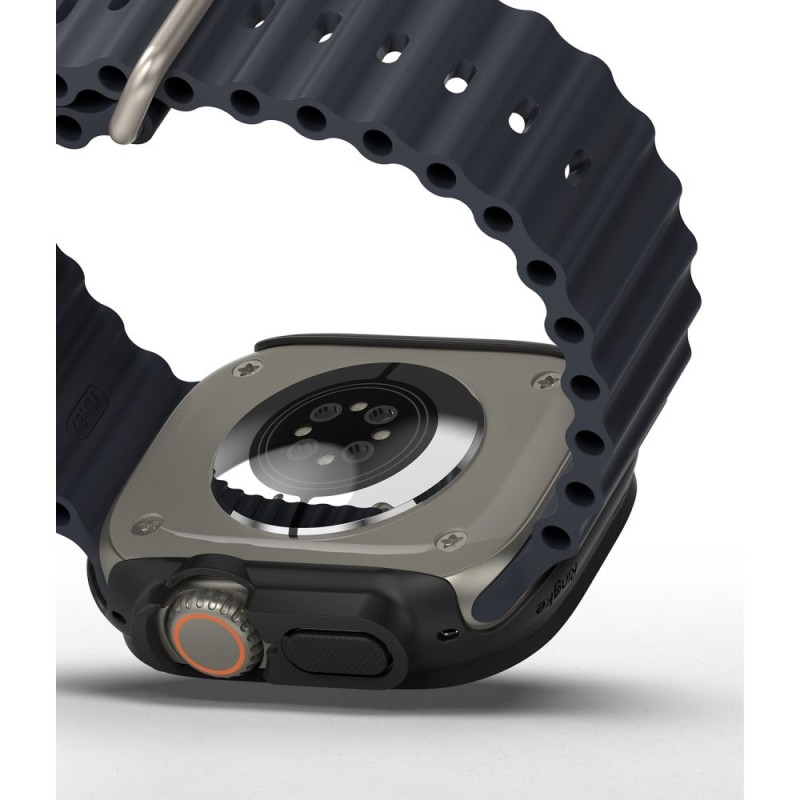 Ringke Slim 2-пак за Apple Watch Ultra 1/2/3 (49 мм) – прозрачен & матово черен - Ringke Slim 2-пак за Apple Watch Ultra 1/2/3 (49 мм) – прозрачен & матово черен - 8809881268873