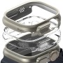 RINGKE SLIM 2-PACK за Apple Watch ULTRA 1/2/3 (49 мм) Clear & Titanium Grey