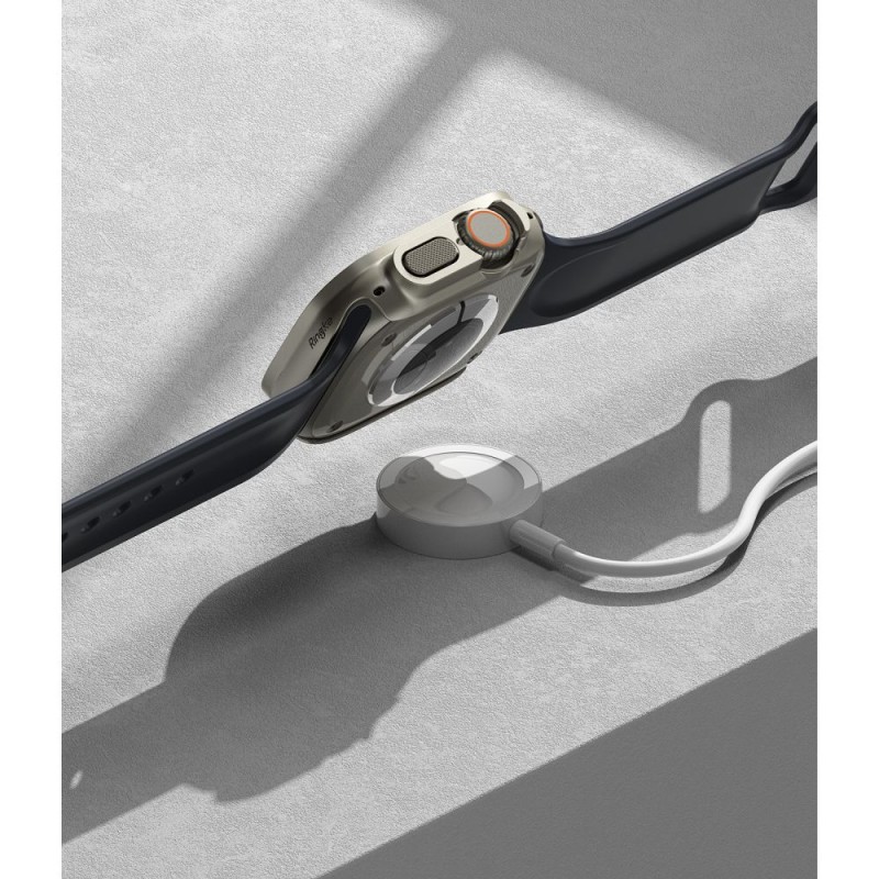 RINGKE SLIM 2-PACK за Apple Watch ULTRA 1/2/3 (49 мм) Clear & Titanium Grey - 8809881269023