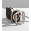 RINGKE SLIM 2-PACK за Apple Watch ULTRA 1/2/3 (49 мм) Clear & Titanium Grey - 8809881269023