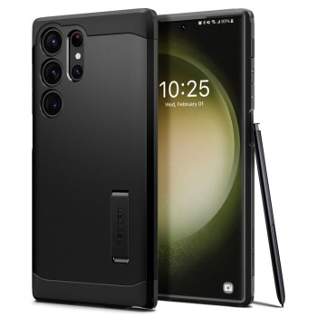 SPIGEN TOUGH ARMOR за Galaxy S23 Ultra Black (ACS05623)