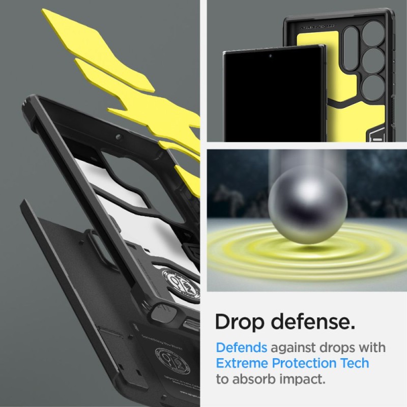 SPIGEN TOUGH ARMOR за Galaxy S23 Ultra Black (ACS05623) - SPIGEN TOUGH ARMOR за Galaxy S23 Ultra Black (ACS05623) - 8809896740302-ACS05623