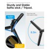 Spigen S560W Bluetooth селфи стик статив дълъг черен - Spigen S560W Bluetooth селфи стик статив дълъг черен - 8809896742009-AMP05813