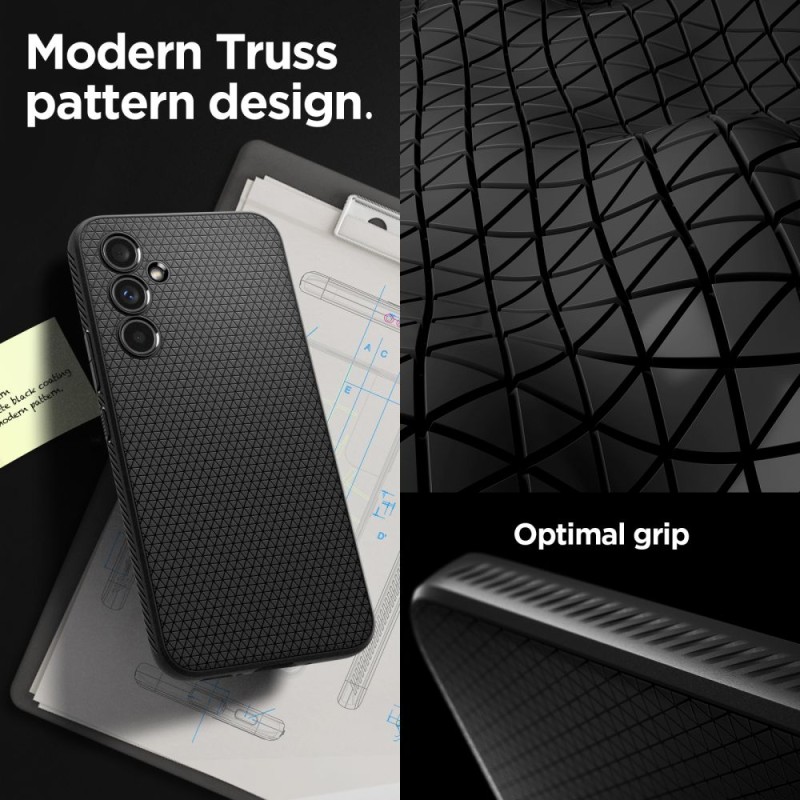 SPIGEN Liquid Air за Galaxy A54 5G – матово черно - SPIGEN Liquid Air за Galaxy A54 5G – матово черно - 8809896742474-ACS05885