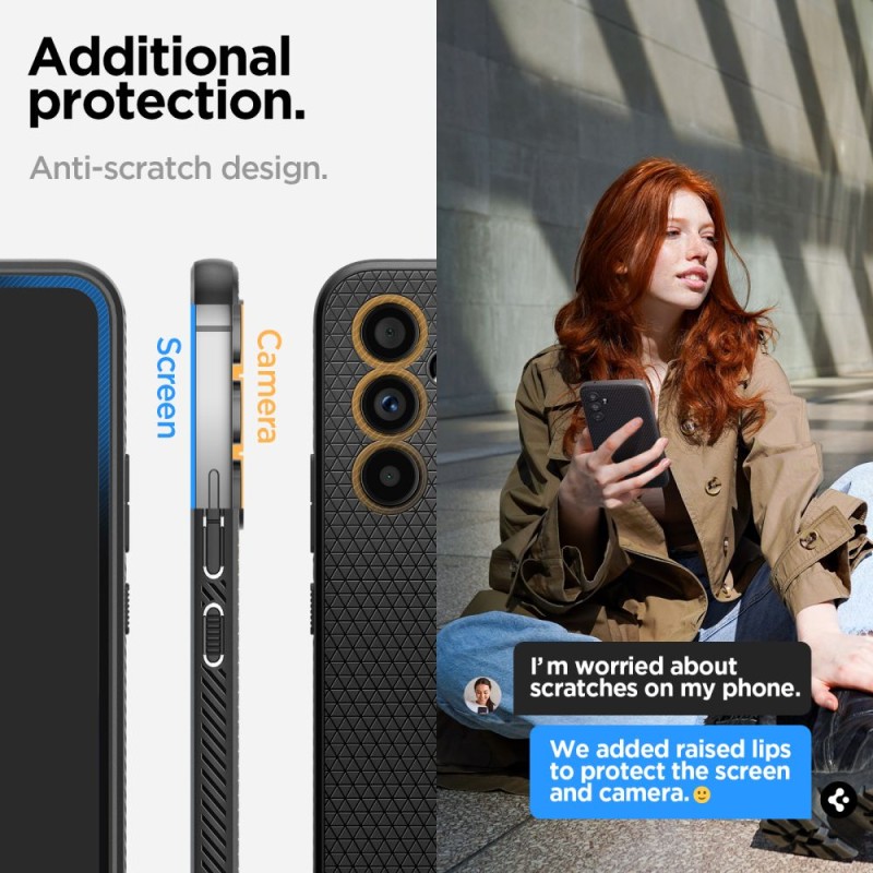 SPIGEN Liquid Air за Galaxy A54 5G – матово черно - SPIGEN Liquid Air за Galaxy A54 5G – матово черно - 8809896742474-ACS05885