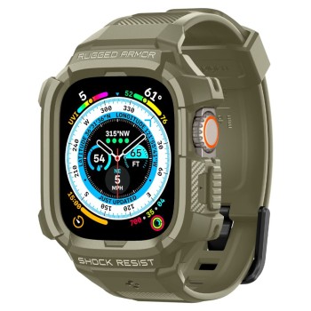 Spigen Rugged Armor “Pro” за Apple Watch Ultra 1/2/3/4 (49 мм) Vintage Khaki