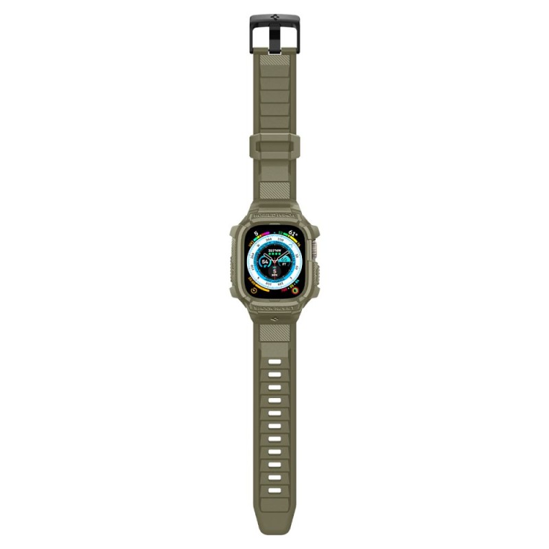 Spigen Rugged Armor “Pro” за Apple Watch Ultra 1/2/3/4 (49 мм) Vintage Khaki Spigen Rugged Armor “Pro” за Apple Watch Ultra 1/2/3/4 (49 мм) Vintage Khaki