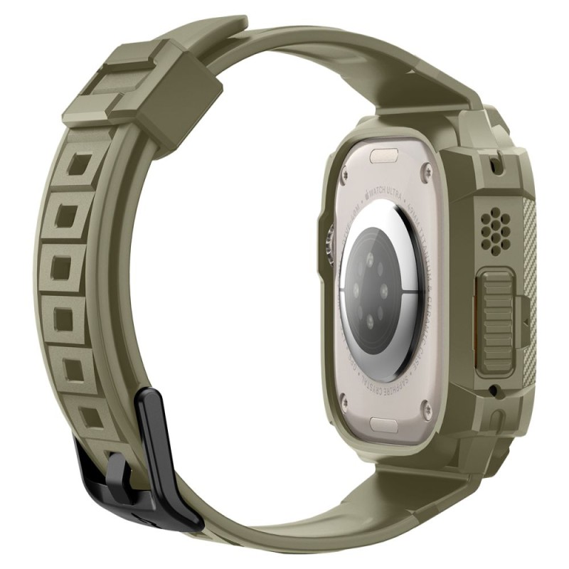 Spigen Rugged Armor “Pro” за Apple Watch Ultra 1/2/3/4 (49 мм) Vintage Khaki Spigen Rugged Armor “Pro” за Apple Watch Ultra 1/2/3/4 (49 мм) Vintage Khaki