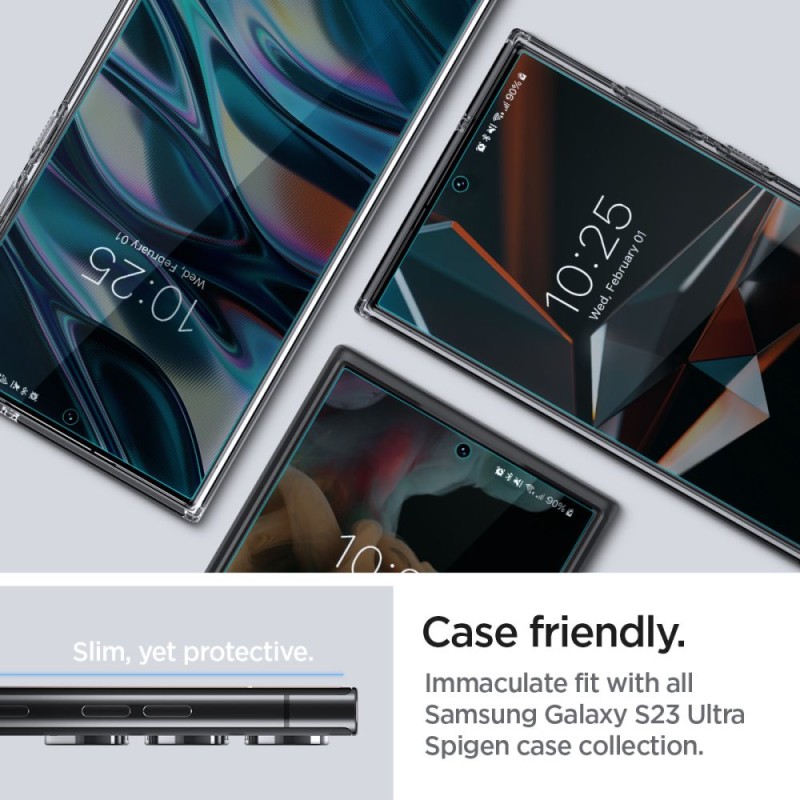 Spigen Neo Flex хидрогел фолио 2 броя за Samsung Galaxy S23 Ultra (CLEAR) - 8809896743006-AFL05943