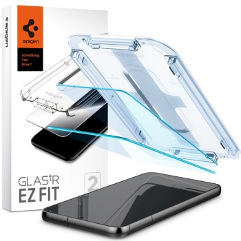 Spigen Glas.TR „EZ Fit” – закалено стъкло 2 броя за Samsung Galaxy S23 (clear)