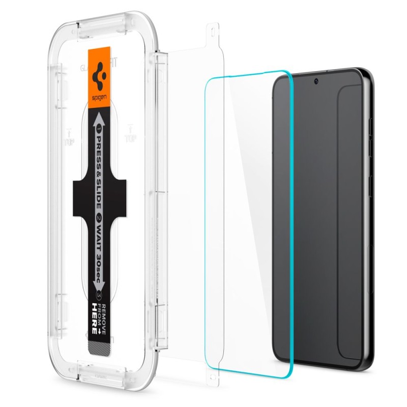 Spigen Glas.TR „EZ Fit” – закалено стъкло 2 броя за Samsung Galaxy S23 (clear) - 8809896743143-AGL05958