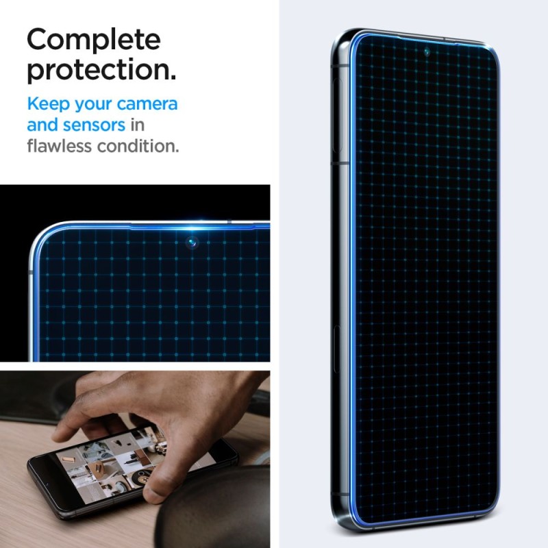 Spigen Glas.TR „EZ Fit” – закалено стъкло 2 броя за Samsung Galaxy S23 (clear) - 8809896743143-AGL05958