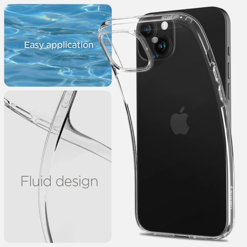 Spigen Liquid Crystal за iPhone 15 Plus (Crystal Clear) - Spigen Liquid Crystal за iPhone 15 Plus (Crystal Clear) - 8809896749862-ACS06647