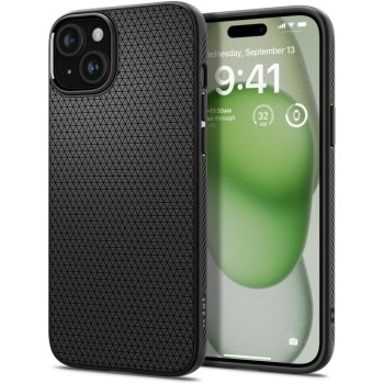 SPIGEN Liquid Air за iPhone 15 Plus матово черно
