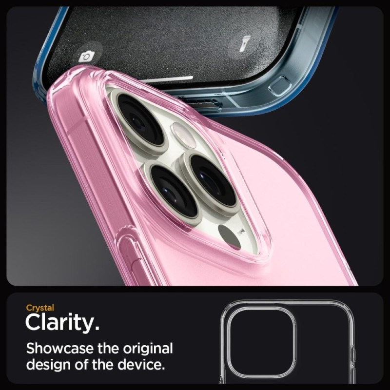 Spigen Liquid Crystal iPhone 15 Pro Gradation Pink (тънък защитен кейс) - 8809896750318-ACS06700