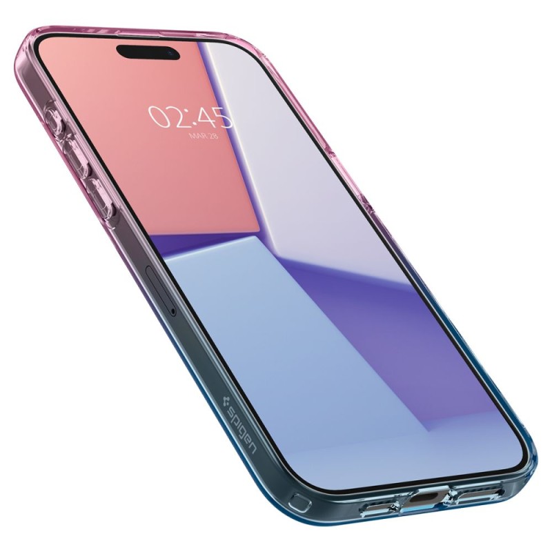 Spigen Liquid Crystal iPhone 15 Pro Gradation Pink (тънък защитен кейс) - 8809896750318-ACS06700