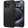 Spigen Liquid Air за iPhone 15 Pro, матово черно