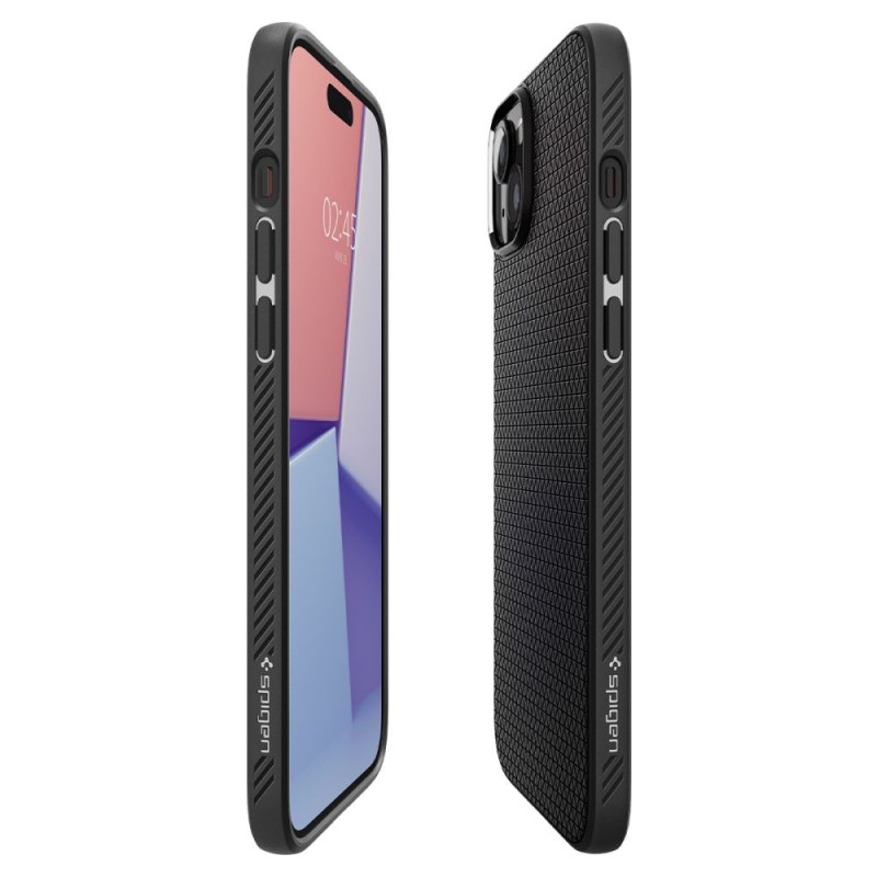 Spigen Liquid Air за iPhone 15 матово черно - Spigen Liquid Air за iPhone 15 матово черно - 8809896751117-ACS06790