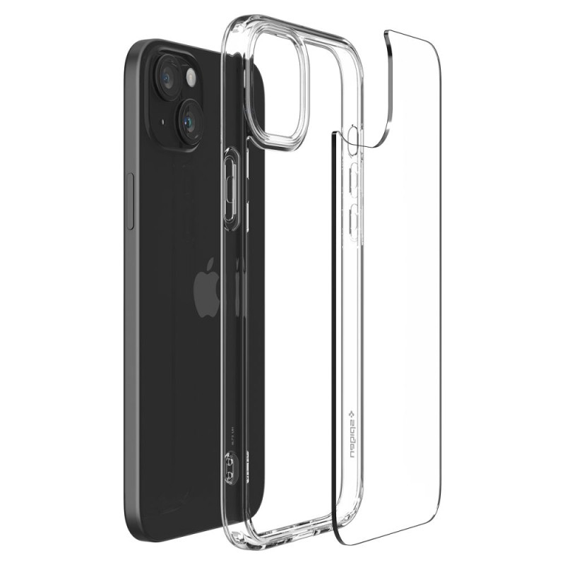 Spigen Ultra Hybrid за iPhone 15 Crystal Clear (SKU: 8809896751148-ACS06793) - Spigen Ultra Hybrid за iPhone 15 Crystal Clear (SKU: 8809896751148-ACS06793) - 8809896751148-ACS06793