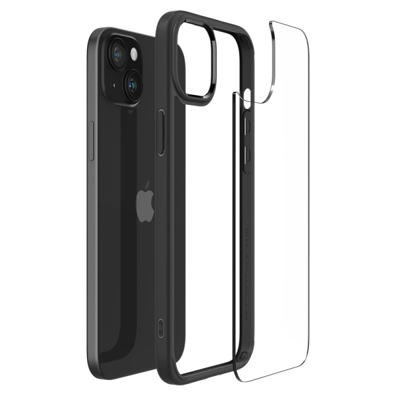 Spigen Ultra Hybrid за iPhone 15 (матово черно) - Spigen Ultra Hybrid за iPhone 15 (матово черно) - 8809896751209-ACS06799