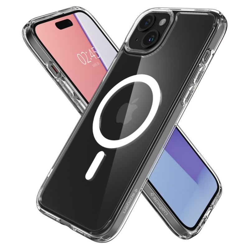 SPIGEN ULTRA HYBRID MagSafe кейс за iPhone 15 (бял) - SPIGEN ULTRA HYBRID MagSafe кейс за iPhone 15 (бял) - 8809896751230-ACS06802