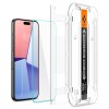 Spigen Glas.TR EZ Fit закалено стъкло за iPhone 15 Pro Max (2 бр.) Clear - Spigen Glas.TR EZ Fit закалено стъкло за iPhone 15 Pro Max (2 бр.) Clear - 8809896751964-AGL06872