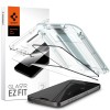 Spigen Glas.TR „EZ Fit” FC, закалено стъкло за iPhone 15 Pro (Black) – 2 броя