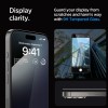 Spigen Glas.TR „EZ Fit” FC, закалено стъкло за iPhone 15 Pro (Black) – 2 броя