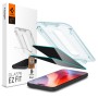 Spigen Glas.TR „EZ Fit” 2-pack закалено стъкло Privacy за iPhone 15 / 16 (SKU: 8809896752268-AGL06905)
