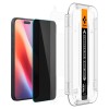 Spigen Glas.TR „EZ Fit” 2-pack закалено стъкло Privacy за iPhone 15 / 16 (SKU: 8809896752268-AGL06905) - Spigen Glas.TR „EZ Fit” 2-pack закалено стъкло Privacy за iPhone 15 / 16 (SKU: 8809896752268-AGL06905) - 8809896752268-AGL06905