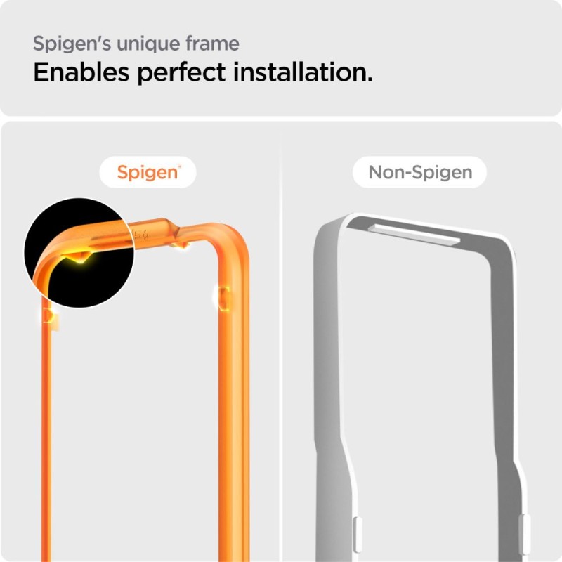 Spigen ALM Glass FC AlignMaster – закалено стъкло за iPhone 15 (2 броя), черно - Spigen ALM Glass FC AlignMaster – закалено стъкло за iPhone 15 (2 броя), черно - 8809896752275-AGL06906