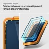Spigen ALM Glass FC AlignMaster – закалено стъкло за iPhone 15 (2 броя), черно - Spigen ALM Glass FC AlignMaster – закалено стъкло за iPhone 15 (2 броя), черно - 8809896752275-AGL06906
