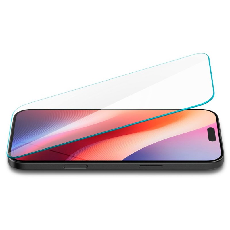 Spigen Glas.TR SLIM – закалено стъклено фолио за iPhone 15 / 16, CLEAR (0.2 мм), 9H – SKU 8809896752312-AGL06910 - Spigen Glas.TR SLIM – закалено стъклено фолио за iPhone 15 / 16, CLEAR (0.2 мм), 9H – SKU 8809896752312-AGL06910 - 8809896752312-AGL06910