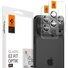 Spigen Optik Pro Glass.TR „EZ FIT” Защитно стъкло за камера (2 бр.) за iPhone 14 Pro/15 Pro/16 Pro/17 Pro – Crystal Clear - Spigen Optik Pro Glass.TR „EZ FIT” Защитно стъкло за камера (2 бр.) за iPhone 14 Pro/15 Pro/16 Pro/17 Pro – Crystal Clear - 8809896752343-AGL06914