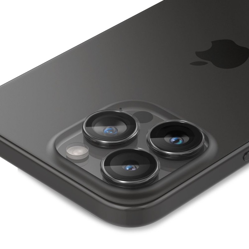 Spigen Optik Pro Glass.TR „EZ FIT” Защитно стъкло за камера (2 бр.) за iPhone 14 Pro/15 Pro/16 Pro/17 Pro – Crystal Clear - Spigen Optik Pro Glass.TR „EZ FIT” Защитно стъкло за камера (2 бр.) за iPhone 14 Pro/15 Pro/16 Pro/17 Pro – Crystal Clear - 8809896752343-AGL06914