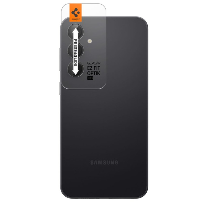 Spigen Optik.TR „EZ Fit” протектор за камера (2 бр.) за Galaxy S23 FE Black - Spigen Optik.TR „EZ Fit” протектор за камера (2 бр.) за Galaxy S23 FE Black - 8809896753128-AGL06987