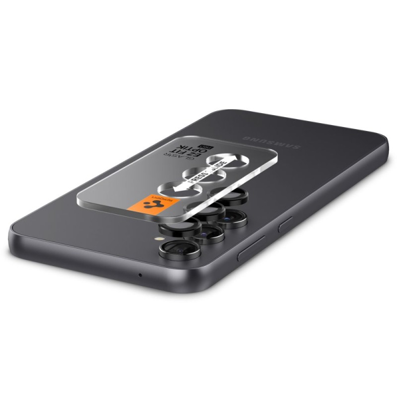 Spigen Optik.TR „EZ Fit” протектор за камера (2 бр.) за Galaxy S23 FE Black - Spigen Optik.TR „EZ Fit” протектор за камера (2 бр.) за Galaxy S23 FE Black - 8809896753128-AGL06987