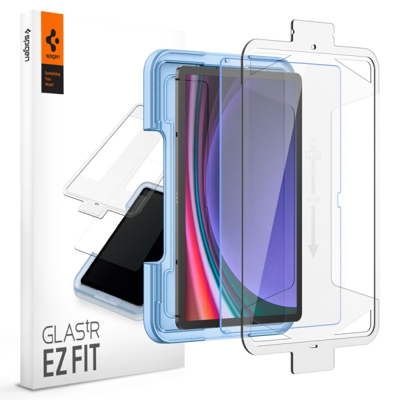 Spigen Glas.TR „EZ Fit” закалено стъкло за Samsung Galaxy Tab S9 11.0 / S9 FE / S10 FE / S10 Lite 10.9 (X710 / X716B / X510 / X516B / X520 / X526 / X400 / X406B) CLEAR - Spigen Glas.TR „EZ Fit” закалено стъкло за Samsung Galaxy Tab S9 11.0 / S9 FE / S10 FE / S10 Lite 10.9 (X710 / X716B / X510 / X516B / X520 / X526 / X400 / X406B) CLEAR - 8809896753241-AGL07000