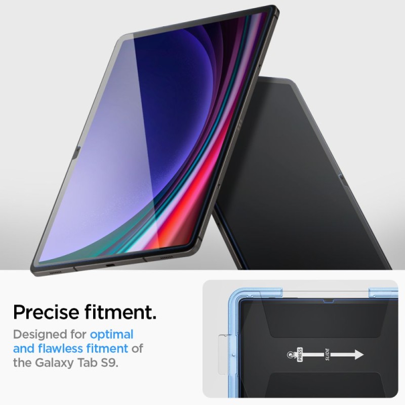Spigen Glas.TR „EZ Fit” закалено стъкло за Samsung Galaxy Tab S9 11.0 / S9 FE / S10 FE / S10 Lite 10.9 (X710 / X716B / X510 / X516B / X520 / X526 / X400 / X406B) CLEAR - Spigen Glas.TR „EZ Fit” закалено стъкло за Samsung Galaxy Tab S9 11.0 / S9 FE / S10 FE / S10 Lite 10.9 (X710 / X716B / X510 / X516B / X520 / X526 / X400 / X406B) CLEAR - 8809896753241-AGL07000